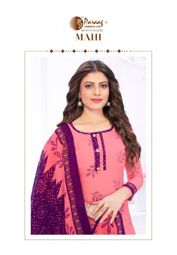 Paraag Mahi Vol-4 Cotton Designer Readymade Suit